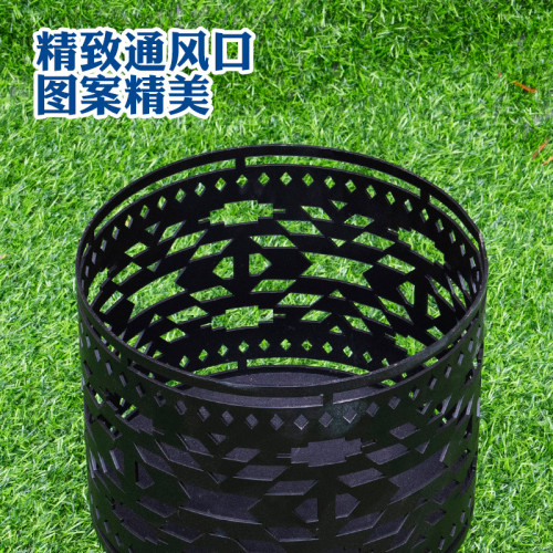 焚火台戶外燒烤架露營柴火爐可攜式折曡炭燒烤爐子篝火架用品裝備