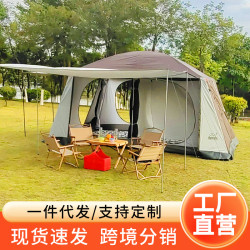  山野狼戶外帳篷 露營野營旅遊三用帳篷大空間防曬防雨