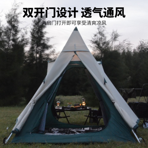 全自動帳篷戶外露營大大雙門帳篷戶外遮陽棚遮陽篷加厚防雨水防曬