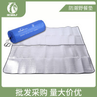 公狼雙面鋁膜防潮墊戶外露營應急救災防潮防水保暖加厚可攜式地墊