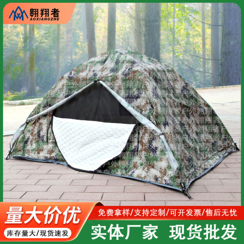 翺翔者單人雙人加棉保暖雙層防雨帳篷四季通加厚保暖