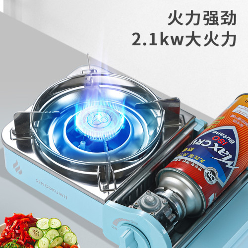 千石智迷你卡式爐戶外防風爐家用可攜式瓦斯爐瓦斯爐露營瓦斯爐具
