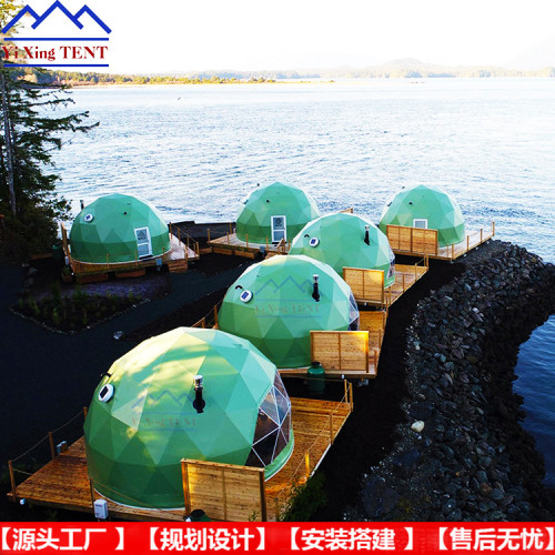 Glamping dome tent 6米直徑球形星空帳篷酒店民宿泡泡屋帶衛生間