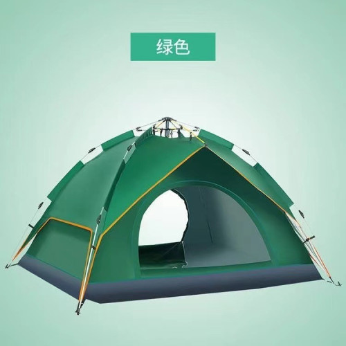 帳篷戶外自動雙層雙門露營帳篷野外旅遊防曬防雨防蚊蟲折曡帳篷