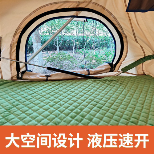 車頂帳篷戶外雙層帳篷速開頂窗設計帳篷可攜式折曡全自動防水露營