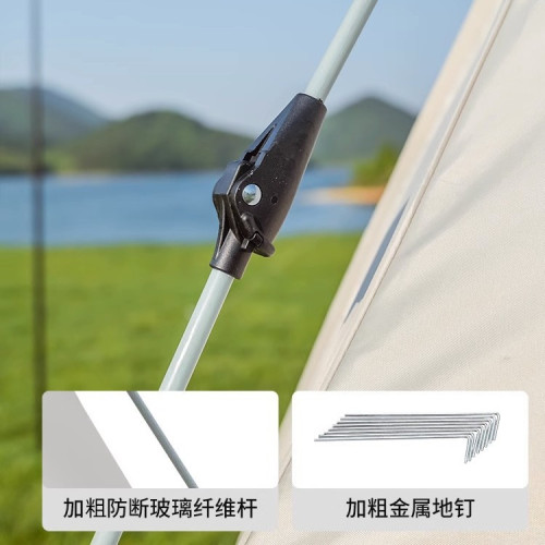 帳篷戶外折曡便捷自動帳篷野營過夜露營全套裝備加厚室內野外帳篷