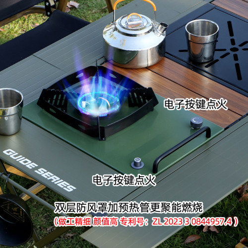 山野戶外猛火爐瓦斯爐瓦斯爐防風桌面爐露營野餐IGT爐具炊具氣爐