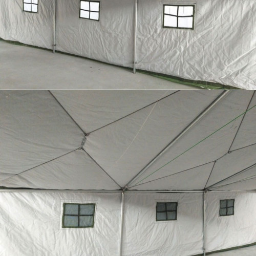 屋脊帳篷 戶外工程養蜂救災帳篷冬季加厚保暖帆布防雨住人棉帳篷