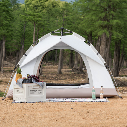 帳篷戶外野營過夜折曡可攜式露營裝備秋冬室內野外公園全自動速開