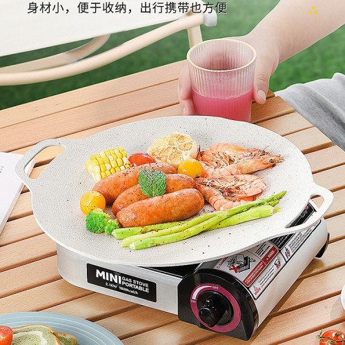 迷你可攜式卡式爐戶外卡斯卡磁煮茶瓦斯爐瓦斯爐爐具露營野外炊具