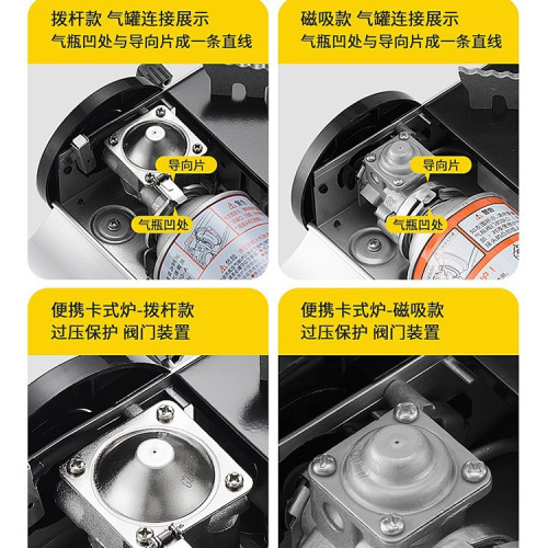 迷你可攜式卡式爐戶外卡斯卡磁煮茶瓦斯爐瓦斯爐爐具露營野外炊具
