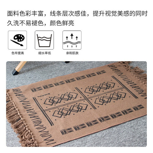 喜馬拉雅印花地墊戶外露營可攜式防滑隔冷編織帳篷地毯坐墊野營墊子