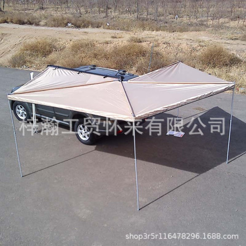 270°遮陽篷車邊帳篷側帳車頂側篷遊扇形帳篷