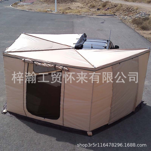 270°遮陽篷車邊帳篷側帳車頂側篷遊扇形帳篷