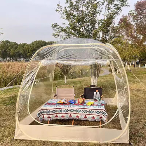 戶外星空帳篷透明PVC室外露營陽光棚網紅泡泡屋聚餐庭院燒烤