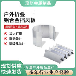 2戶外卡式爐擋風板瓦斯爐爐具折曡防風擋板野炊露營裝備用品爐頭
