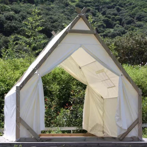 網紅戶外露營三角屋形帳篷防雨民宿景區餐飲野餐燒烤星空火鍋