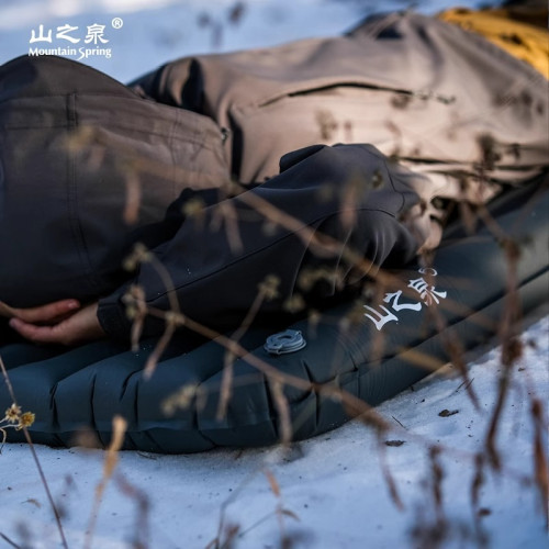 山之泉R5戶外充氣墊超輕徒步登山防寒保暖露營野營防潮墊可攜式