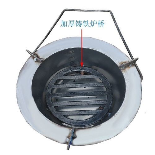 柴火爐烤火爐圍爐煮茶新式戶外家用可攜式加厚兩用節能無煙煤爐冬季