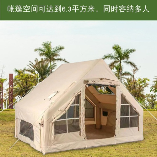 6.312平米充帳篷戶外露營過夜防雨加厚露營野外小屋防曬野餐野外