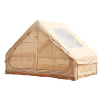 充氣帳篷露營可攜式折曡戶外野營過夜裝備全套加厚防雨