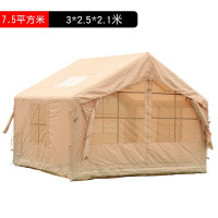 充氣帳篷戶外露營加厚防雨一室一廳野營房裝備一體小屋