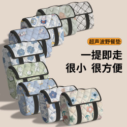 新款野餐墊防潮墊加厚防水可攜式戶外露營野營沙灘草地野炊春遊墊子