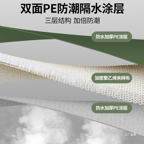 原始人防潮墊戶外地墊露營加厚野餐帳篷野炊野外防水墊子可攜式展馳