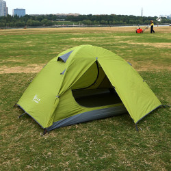 爆款征途2/3手搭雙人雙層防風防水露營帳篷