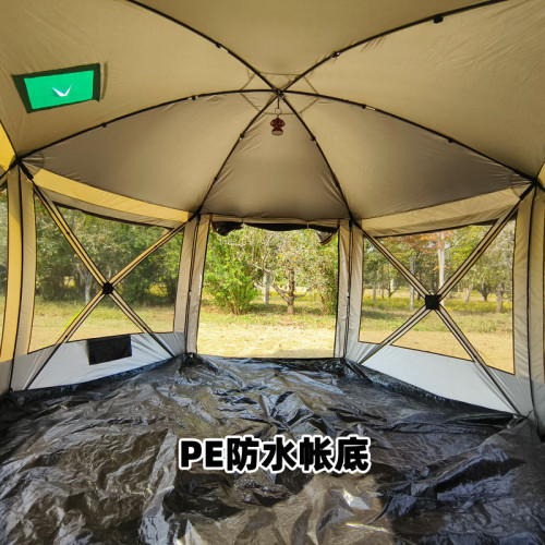 蒙古包六角大帳篷天幕車尾帳篷防風防雨婚禮沙灘露營戶外大帳篷