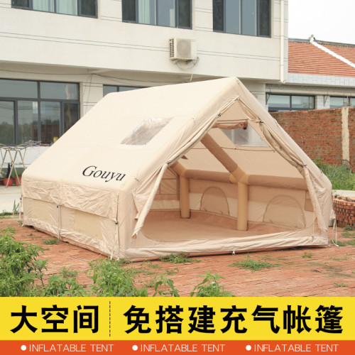 充氣帳篷戶外露營牛津布防雨速開可攜式自動搭建一體遊