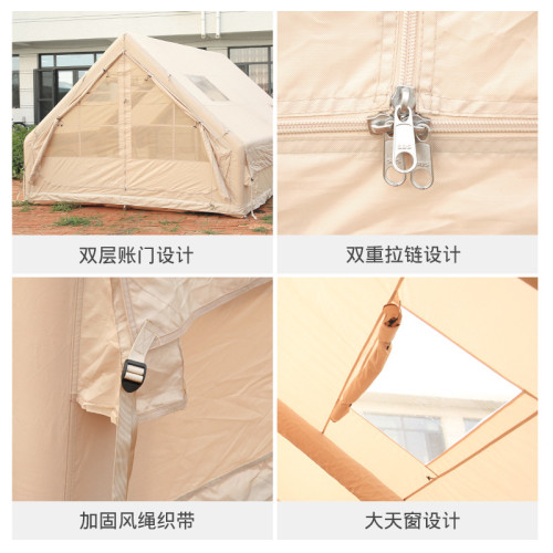 充氣帳篷戶外露營牛津布防雨速開可攜式自動搭建一體遊