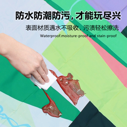 藝術畫牛津布野餐墊加厚可攜式戶外用品露營帳篷沙灘墊防水防沙防潮