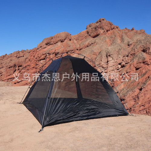 戶外帳篷雙層保暖防暴雨專業登山徒步帳超輕鋁桿野外露營帳篷