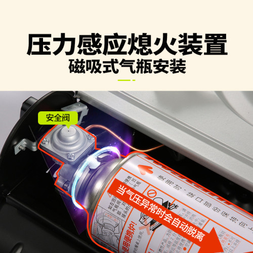巖穀可攜式卡式爐家用瓦斯爐烤肉火鍋野炊燒烤爐卡磁瓦斯爐瓦斯爐