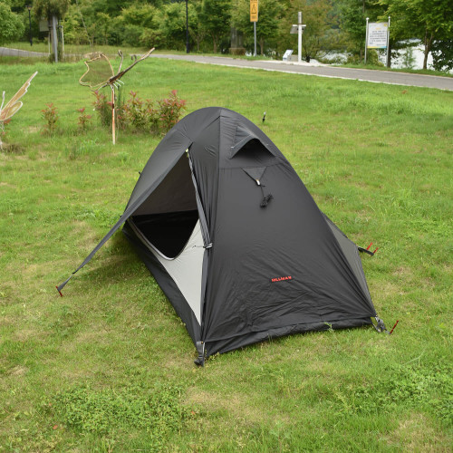 戶外超輕單人帳篷可攜式徒步騎行登山露營防暴雨防風帳篷