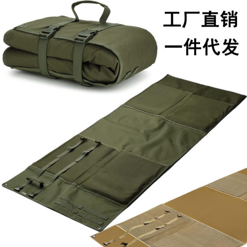加厚射擊墊戶外戰術狩獵迷彩防潮墊牛津布野餐露營爬墊新款