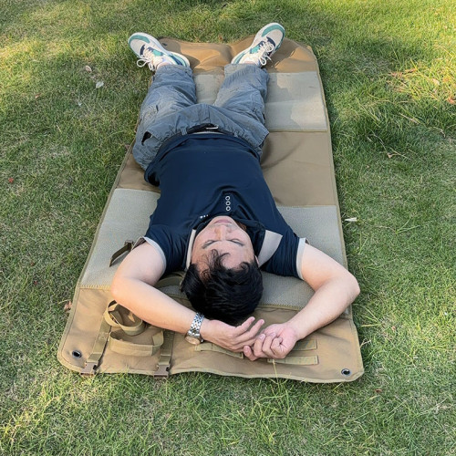 加厚射擊墊戶外戰術狩獵迷彩防潮墊牛津布野餐露營爬墊新款
