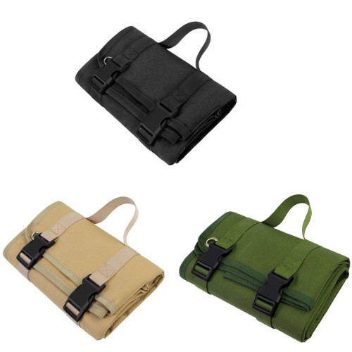 登山露營墊可攜式戶外戰術防水軍迷抗震射擊支架登山手提防潮射擊墊