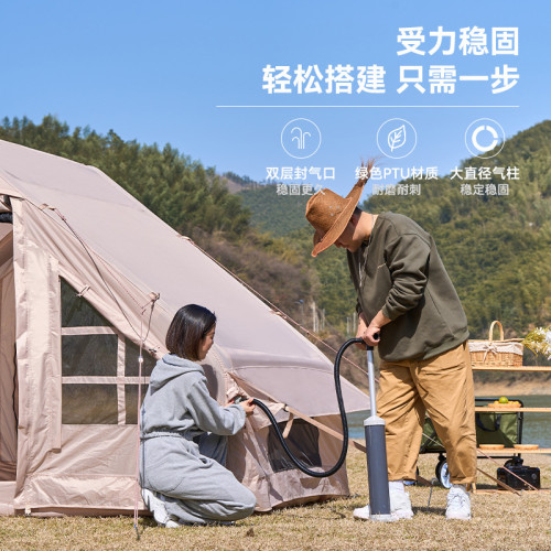 帳篷戶外全自動充氣野營多人加厚防雨帳篷攜式全自動免搭建帳篷
