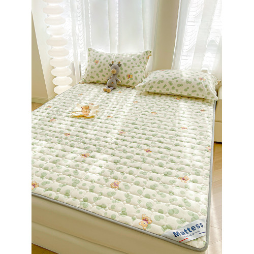 Roland Home Textile Cotton Antibacterial Cushion Cushion All Cotton Mattress Protective Pad Non Slip Mattress Washable Thin Chest Pad