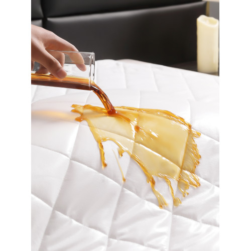 Hotel Mattress Protective Pad Waterproof Dirt-Proof Mattress Cover Bed & Breakfast Special Spring Bed Protection Cushion Removable and Washable