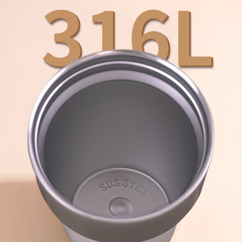 家用新款水杯316不鏽鋼保溫杯可攜式隨行杯子禮品高顔值咖啡杯