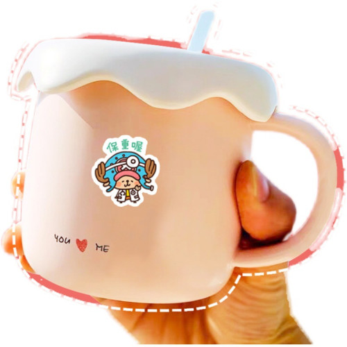 可愛卡通海賊王路飛貼紙行李箱貼畫 保溫杯貼防水裝飾手賬電腦