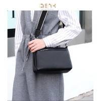 DENK真皮女包腋下包2025新款時尚簡約單肩斜後後背包頭層牛皮小包