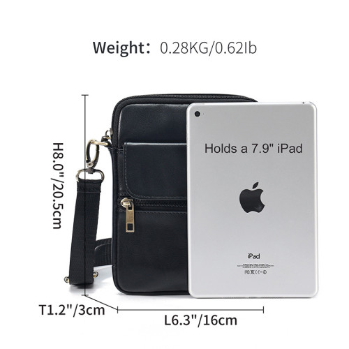 真皮男士斜後背包男包新款手機包牛皮單肩包復古休閒男款小挎包 真皮男士斜後背包男包新款手機包牛皮單肩包復古休閒男款小挎包