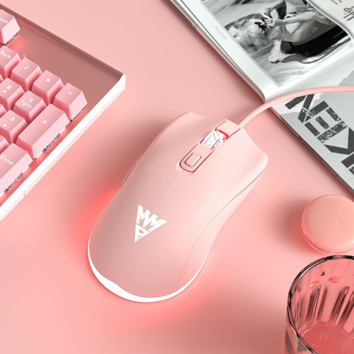 牧馬人有線電競遊戯有聲滑鼠背光機械M1幻彩之影辦公滑鼠通用