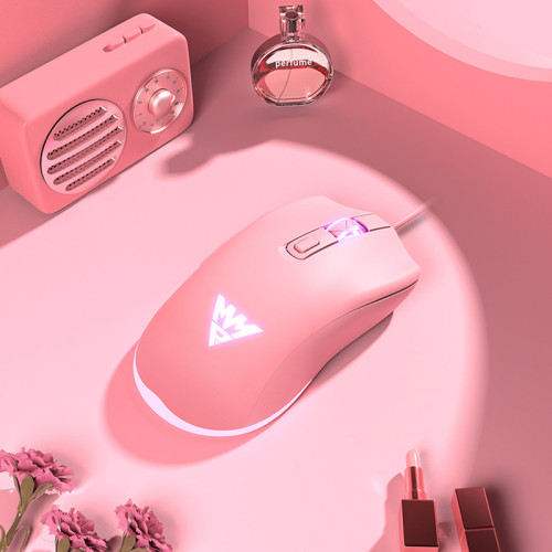 牧馬人有線電競遊戯有聲滑鼠背光機械M1幻彩之影辦公滑鼠通用