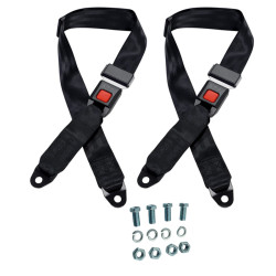 汽車兩點式安全帶 通用高爾夫球車EZGO 雅馬哈卡丁車攔腰式安全帶