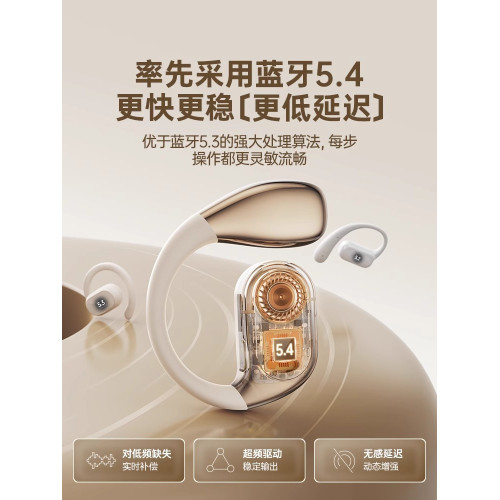 蘋果專用2025新款氣骨傳導藍牙耳機適用15pro無線14掛耳式13運動